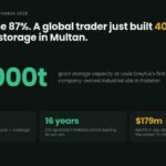 Data card: Louis Dreyfus has opened a 40,000-tonne grain storage facility in Multan, its first company-owned industrial site in Pakistan after 16 years, in a year when wheat prices rose 87%